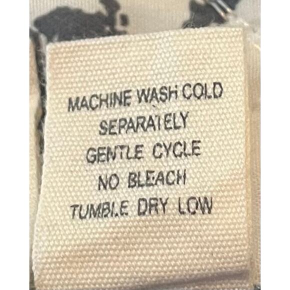 SKY AND SPARROW LONG SLV, V-NECK MINI WAIST DRESS, WOMEN, XS, BLUE - FLORAL PATT - Picture 12 of 12